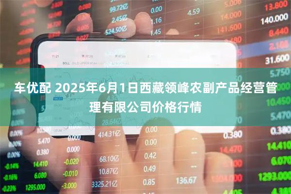 车优配 2025年6月1日西藏领峰农副产品经营管理有限公司价格行情