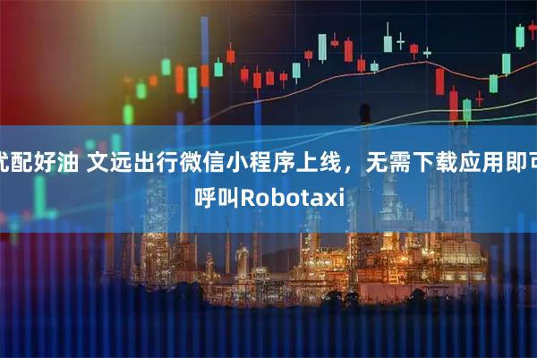 优配好油 文远出行微信小程序上线，无需下载应用即可呼叫Robotaxi